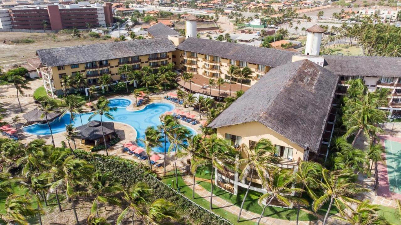 Apartamento Resort Ao Lado Do Parque Aquatico Porto Das Dunas - Pe Na Areia- Terreo 阿奎拉兹 外观 照片